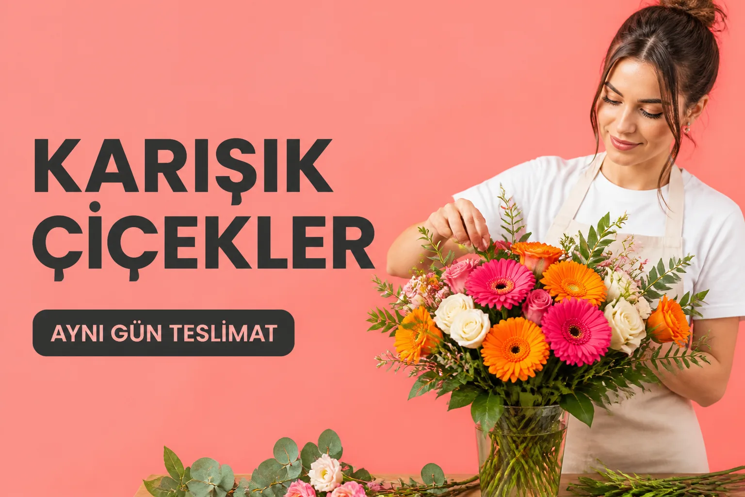 Samsun karışık çiçek