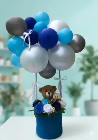 Hoşgeldin Erkek Bebek Balon