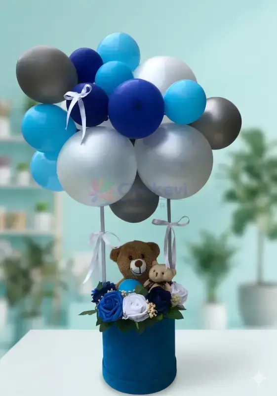 Hoşgeldin Erkek Bebek Balon