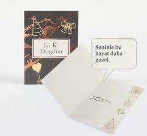 İyi Ki Doğdun Mesaj Kartı